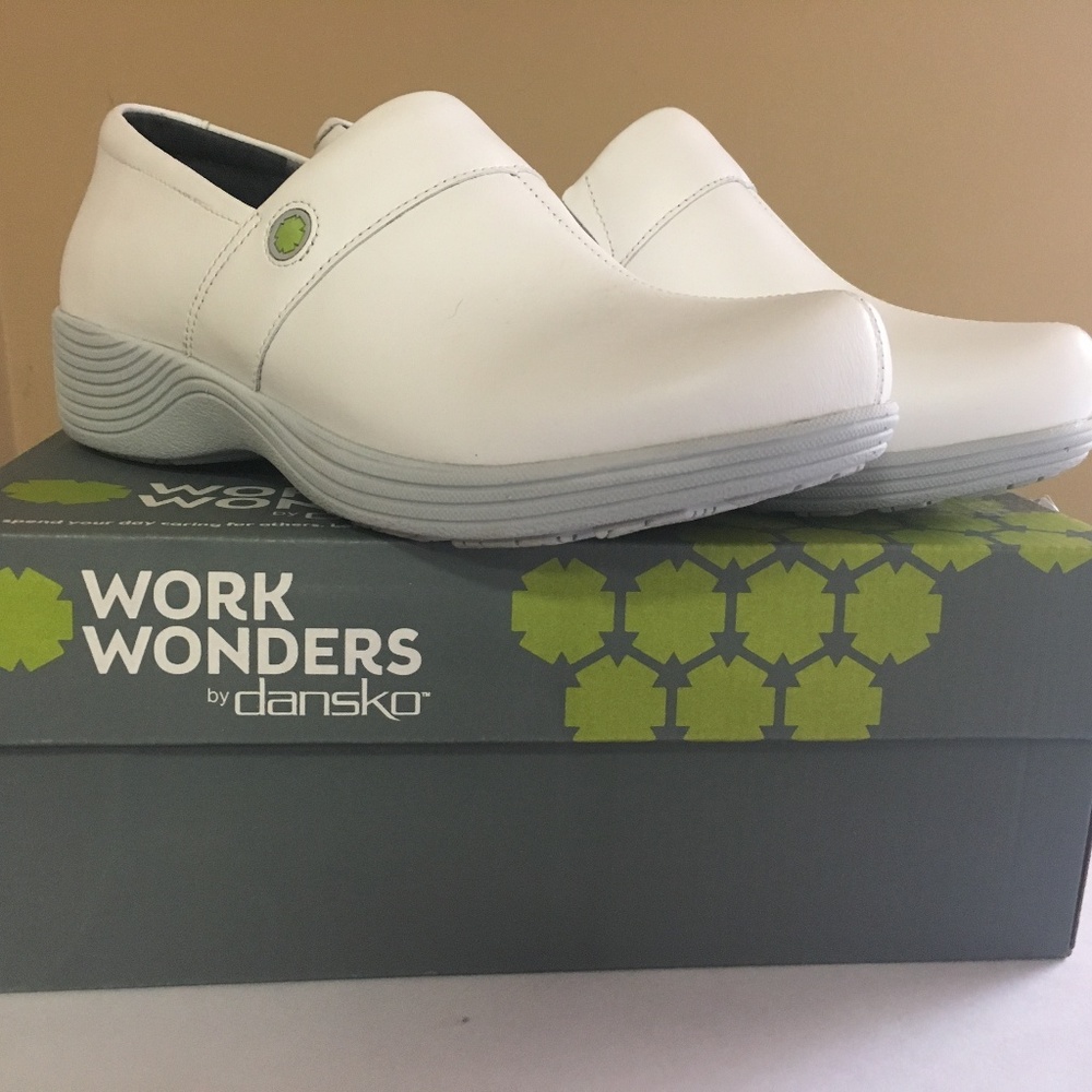 Dansko Camellia Leather White